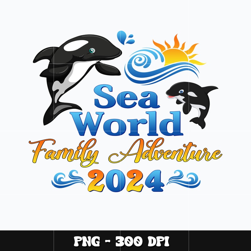 Sea world family adventure Png