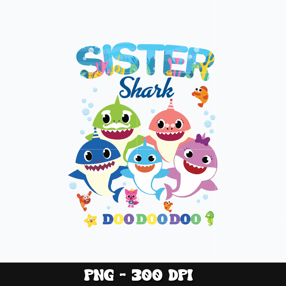 Birthday sister shark dododo Png