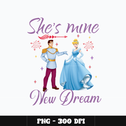 princess cinderella new dream png, disney princess png, disney png, cartoon png, digital file png, instant download.