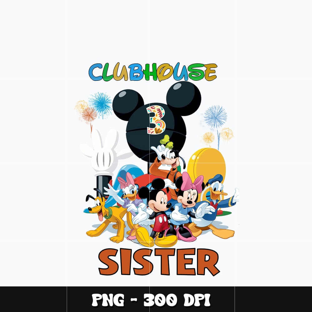 Mickey clubhouse sister Png