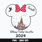 Minnie head family vacation 2024 Png