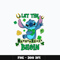Stitch let's the begin patrick's day Png