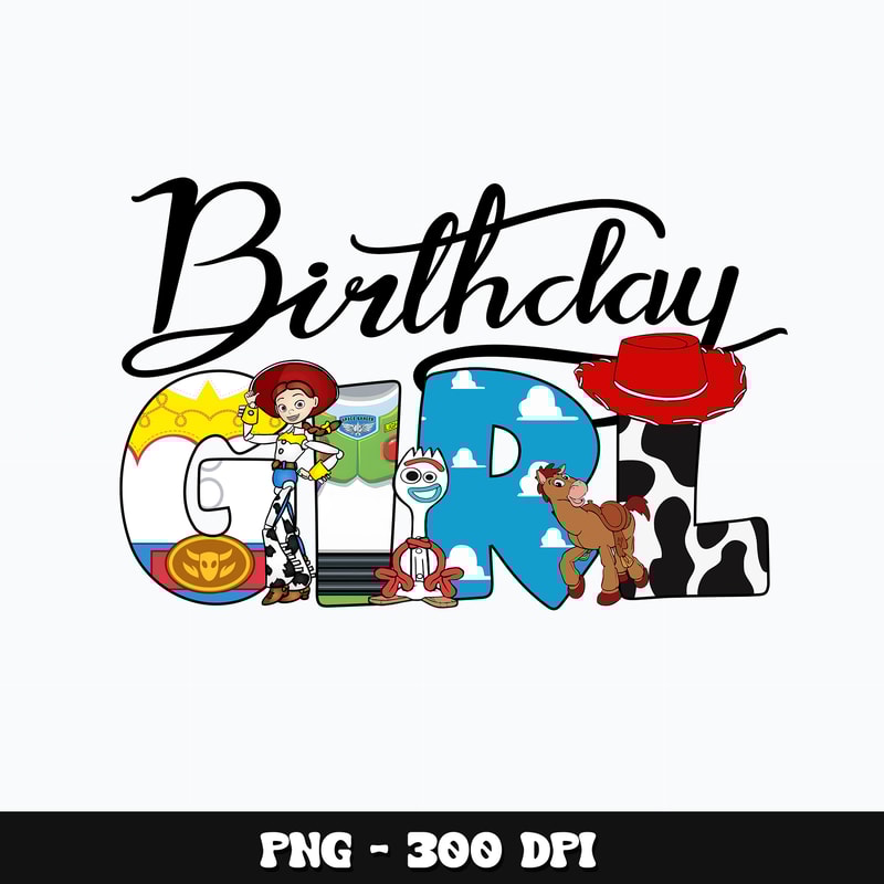 Woody birthday girl toy story Png