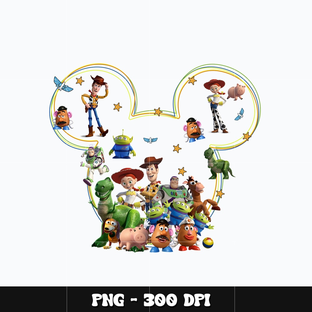 Woody friends x mickey toy story Png