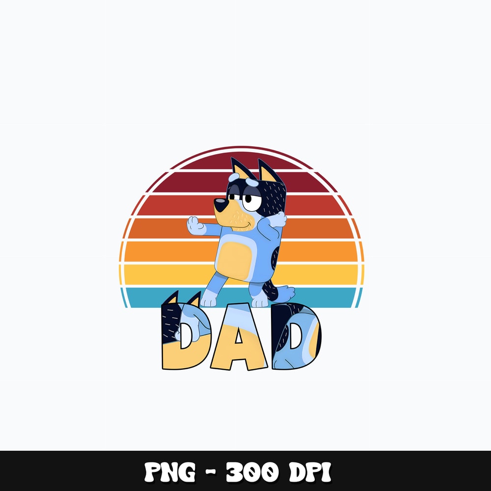 Bluey dad bandit Png