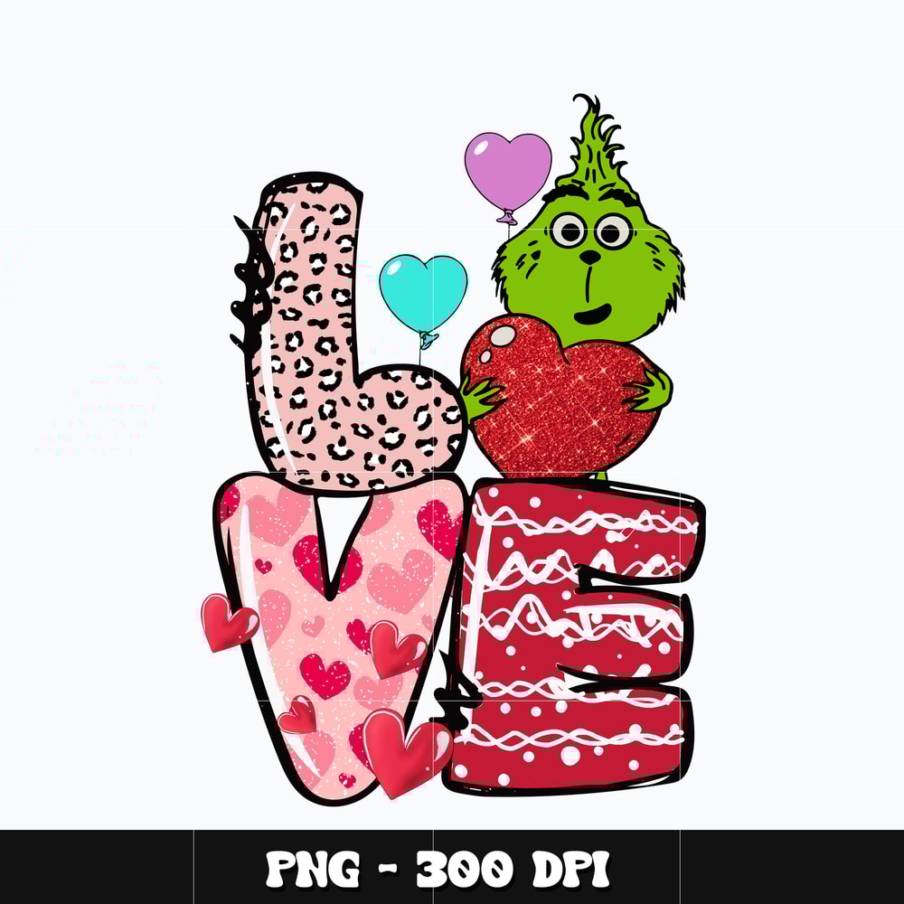 Grinch love chrismas Png