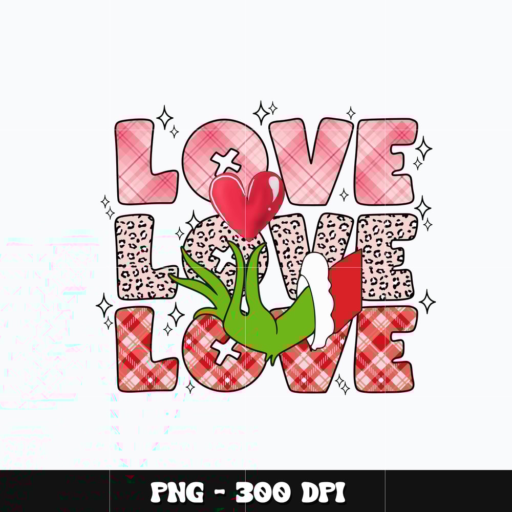 Love grinch chrismas Png