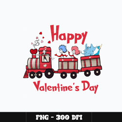 thing 1 2 happy valentine day png, dr seuss png, dr seuss cartoon png, digital file png, cartoon png, instant download.