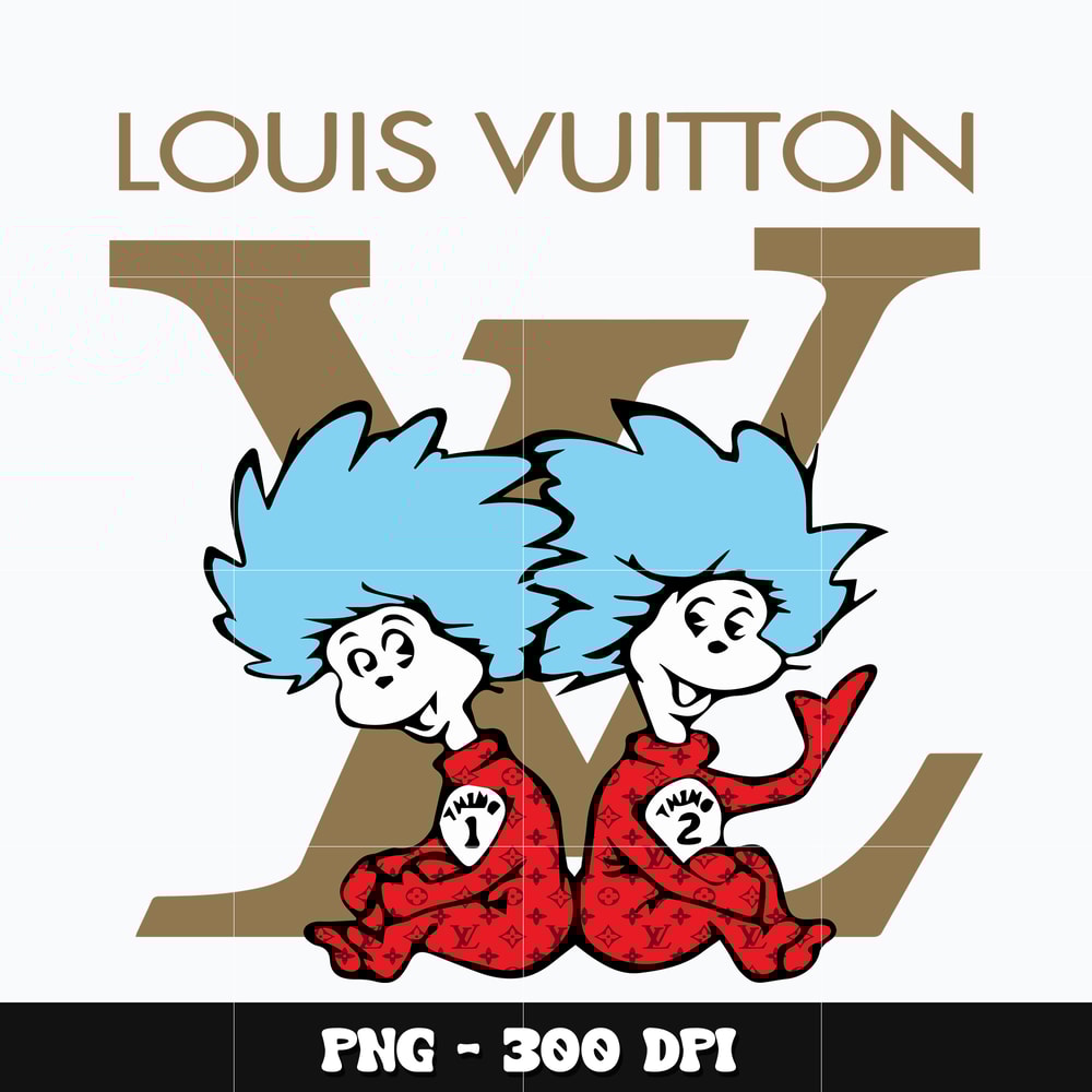 Thing 1 2 louis vuitton Png