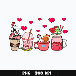 dr seuss love coffee png, dr seuss png, digital file png, dr seuss cartoon png, cartoon png, instant download.