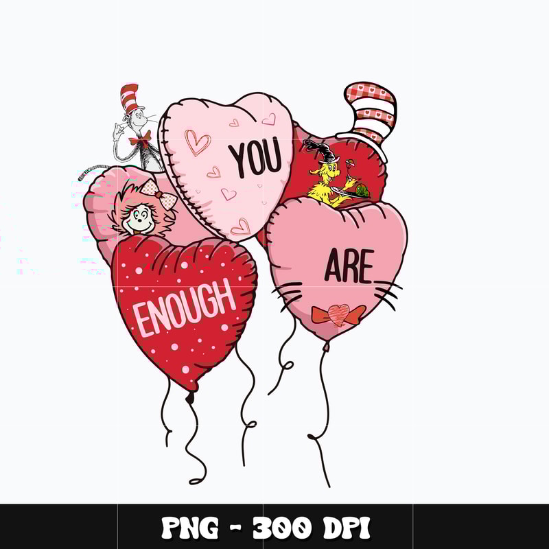 Dr seuss you are enough Png