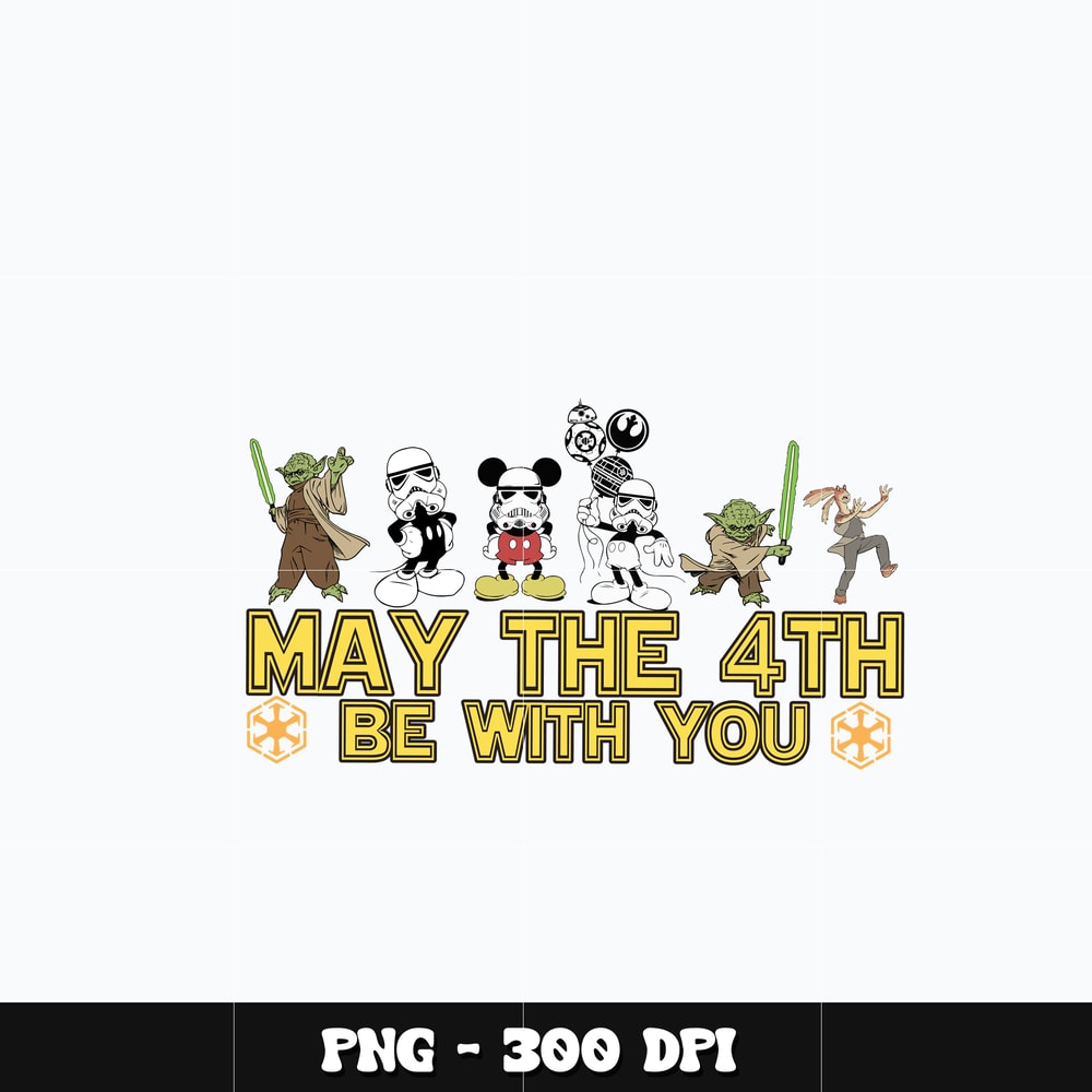 Star wars x mickey be with you Png