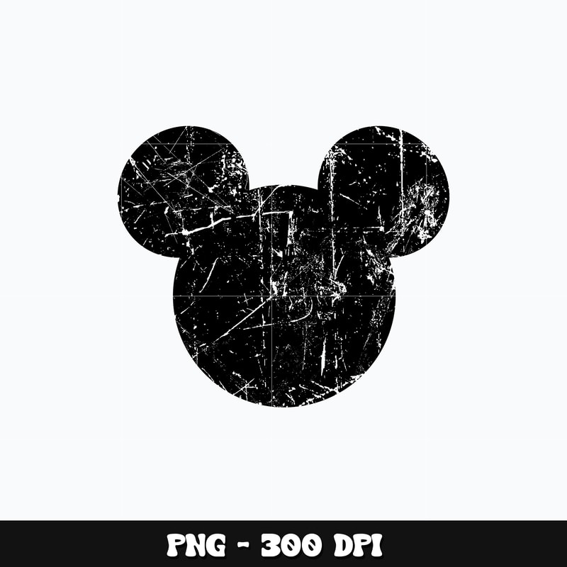 Mickey mouse black head Png
