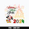 Mickey castle happy new year 2024 Png