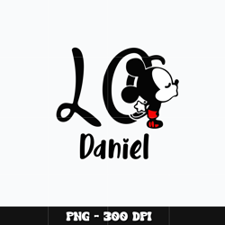 mickey lo daniel png, mickey png, digital file png, disney png, cartoon png, instant download.