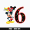 Mickey look who's 6th Png