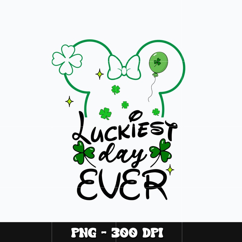 Minnie luckiest day ever Png