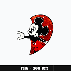 Mickey broken heart Png, Mickey Png, Digital file png, Disney Png, cartoon Png, Instant download.