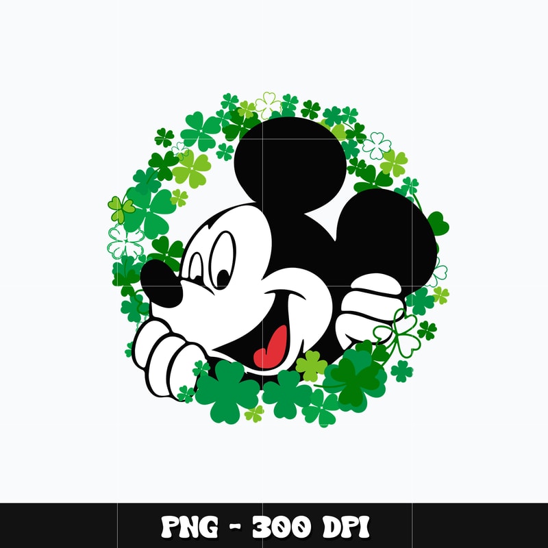 Mickey head st' patrick's day Png