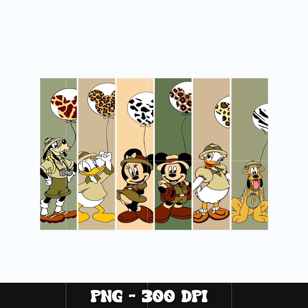 Mickey friends animal kingdom Png