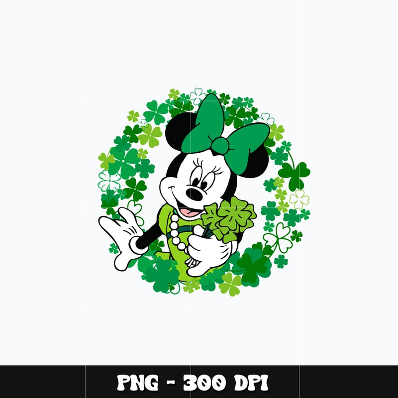 Minnie circle st. patrick's day Png