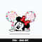 Minnie mouse love heart Png