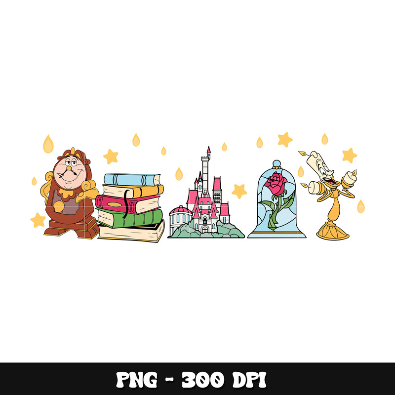 Beauty and the beast png