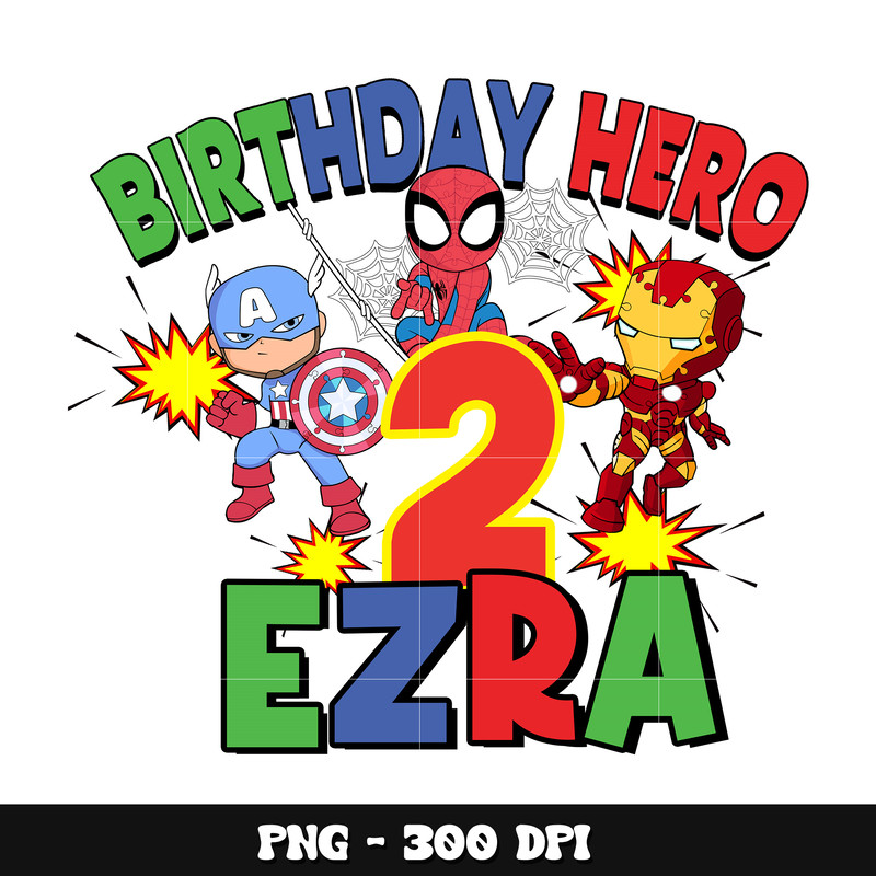 Birthday hero 2nd ezra png