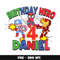 Birthday hero 4th daniel png