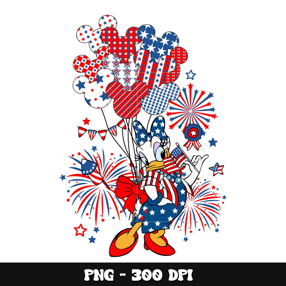 Daisy duck 4th of july png