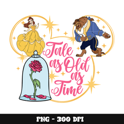 disney belle tale as old as time png
