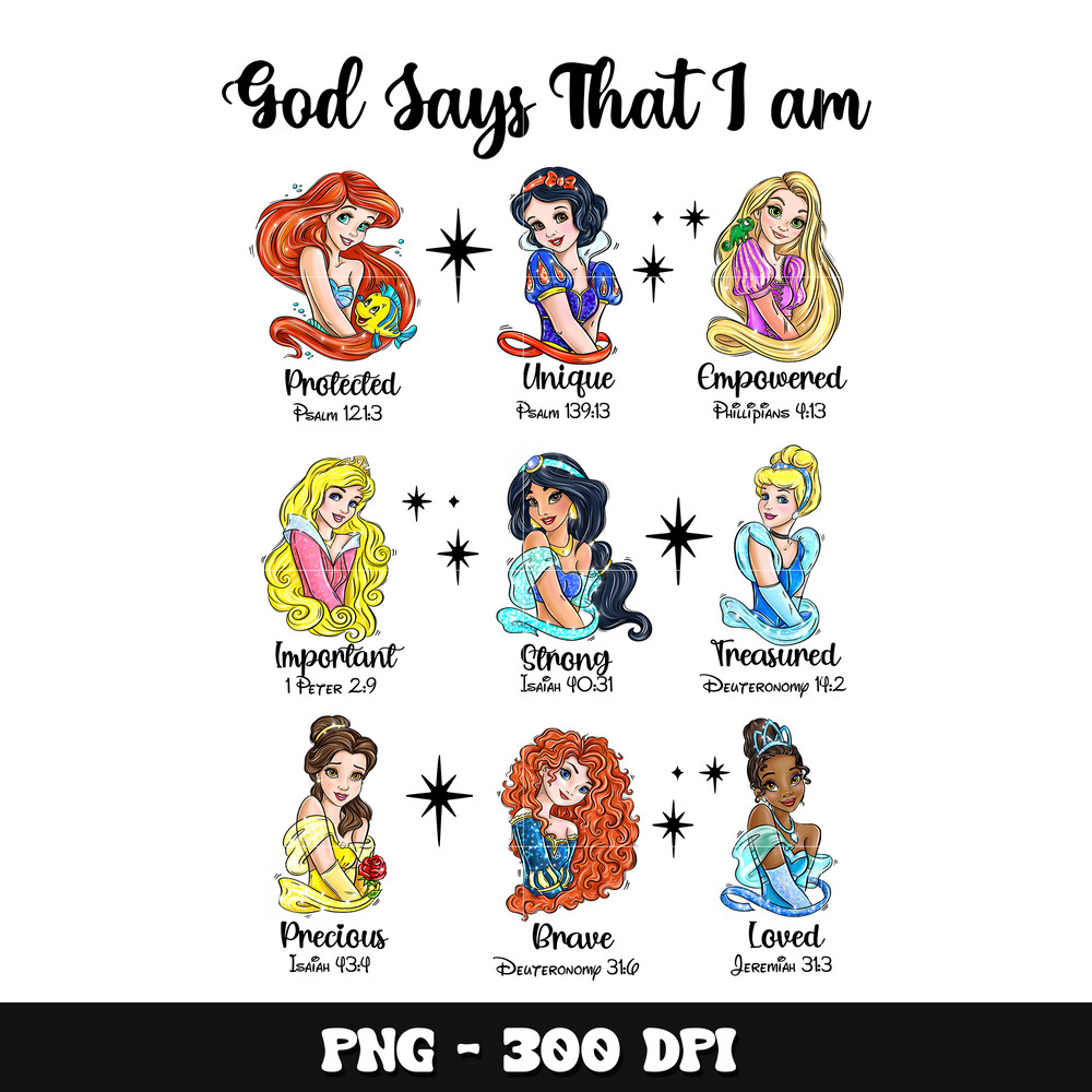Disney princess god says that i am png