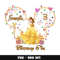 Mickey belle 3rd birthday girl png