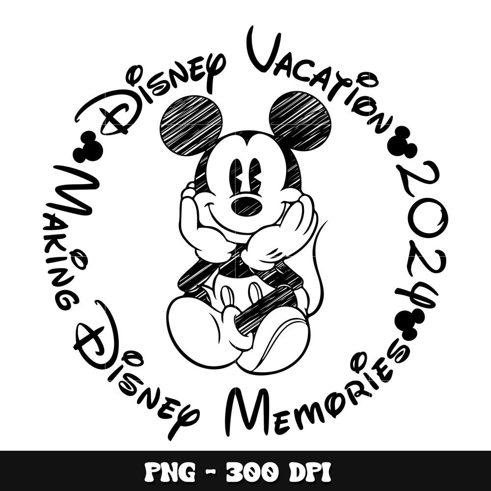Mickey disney memories 2024 png
