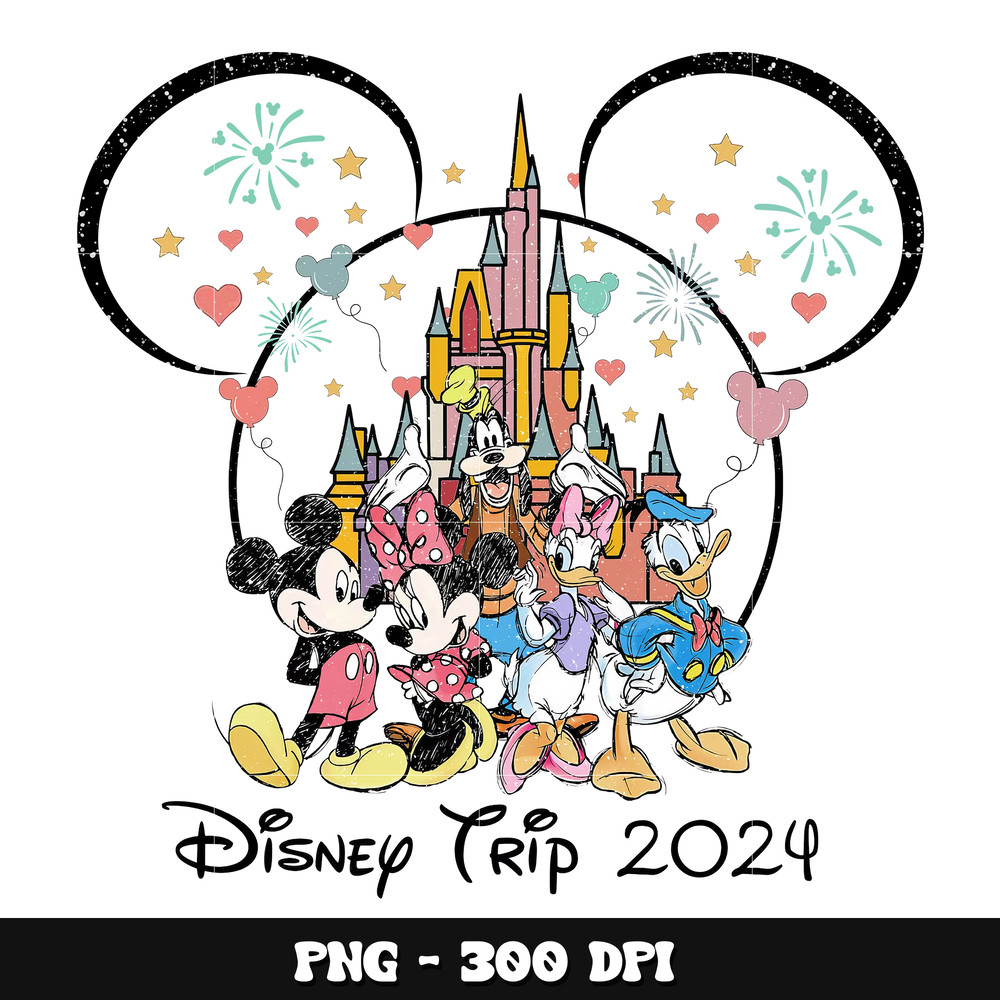 Mickey disney trip 2024 png