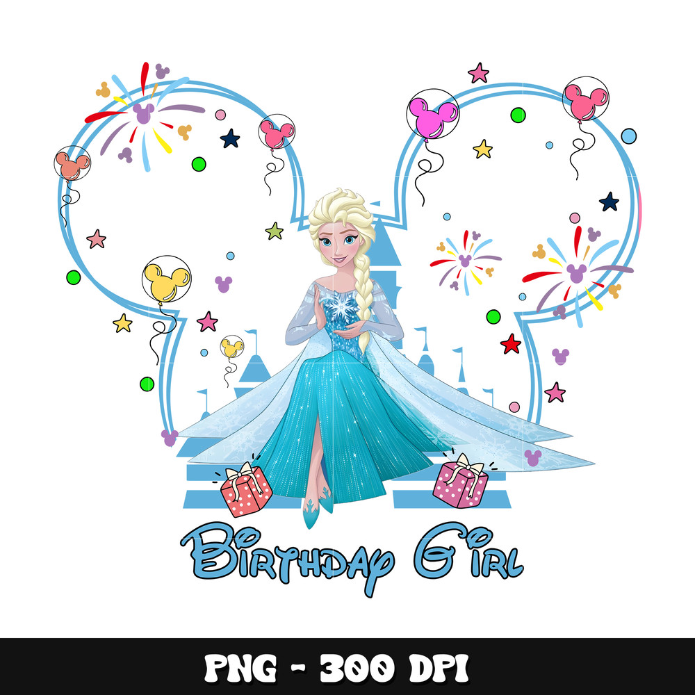Mickey elsa birthday girl png