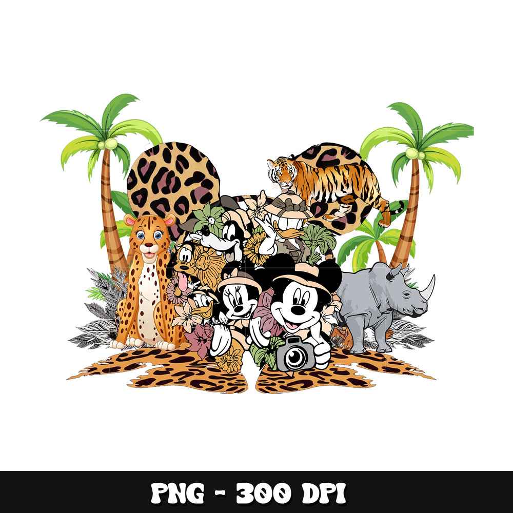 Mickey mouse friends animal kingdom png