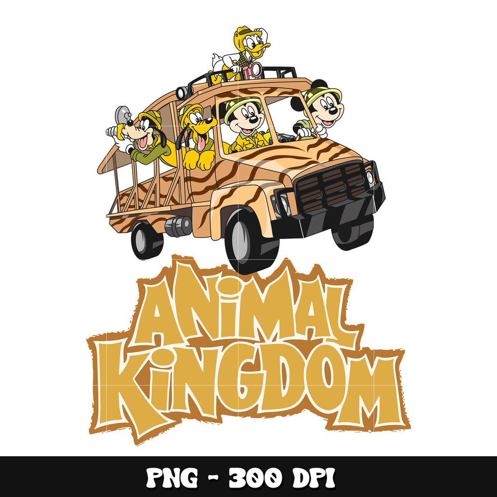 Mickey friends car animal kingdom png