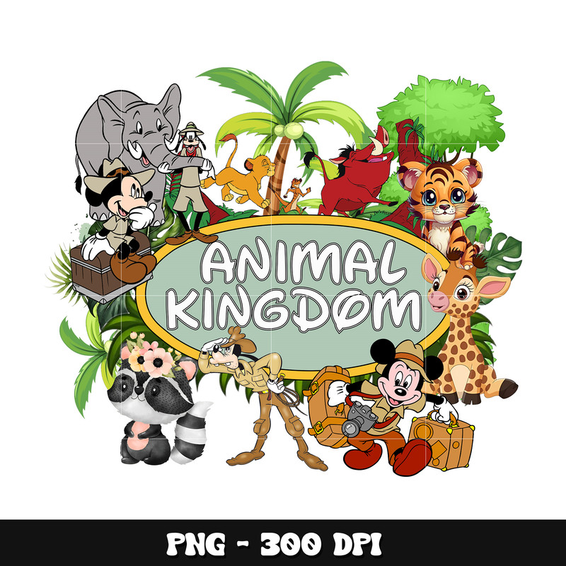 Mickey friends animal kingdom png