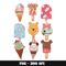 Mickey friends ice cream png