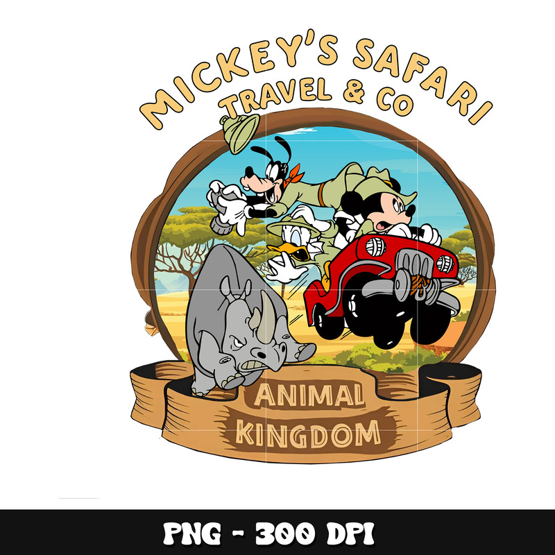 Mickey friends safari png