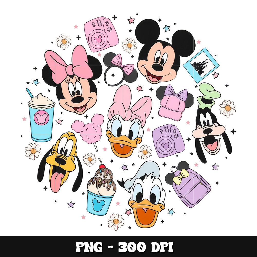 Mickey friends vibe png