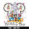 Mickey disney head birthday boy png