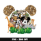 Mickey head friends animal kingdom png