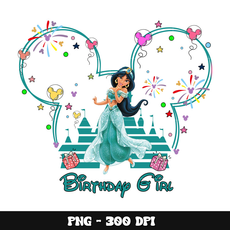 Mickey jasmine birthday girl png