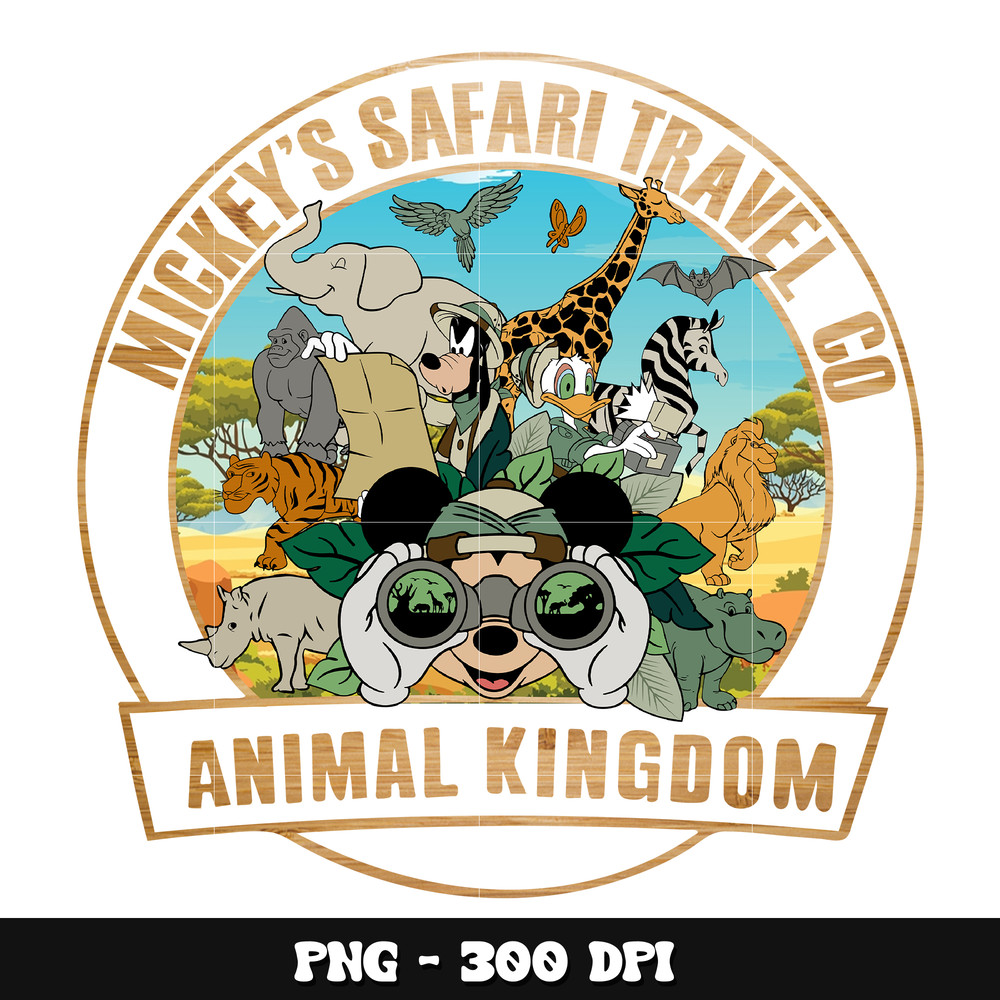 Mickey safari animal kingdom png