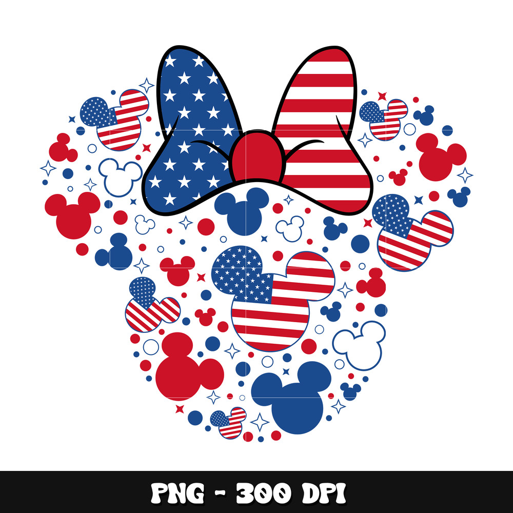 Minnie 4th july png