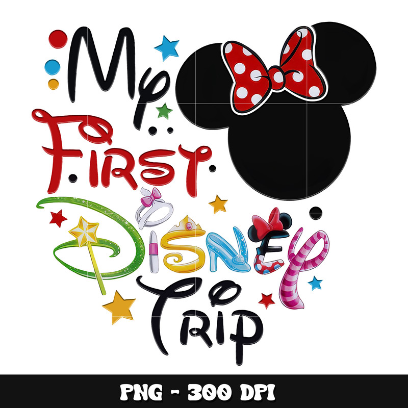 Minnie first disney trip png
