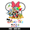 Minnie head disney trip 2024 png