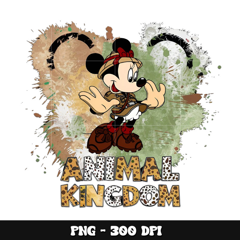 Minnie mouse disney animal kingdom png